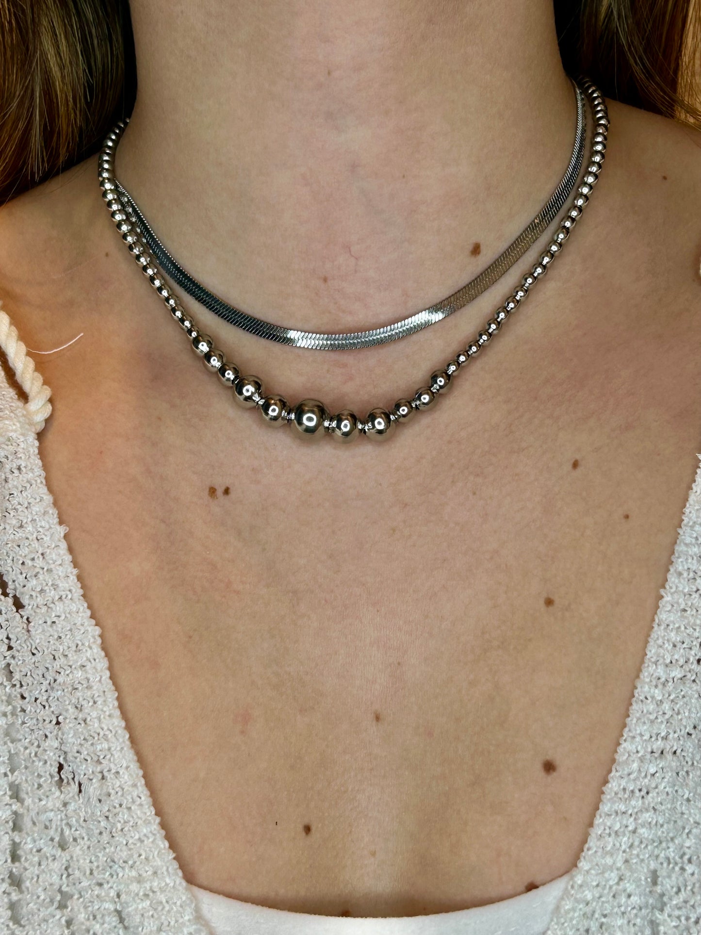 Collana Snake Spheres