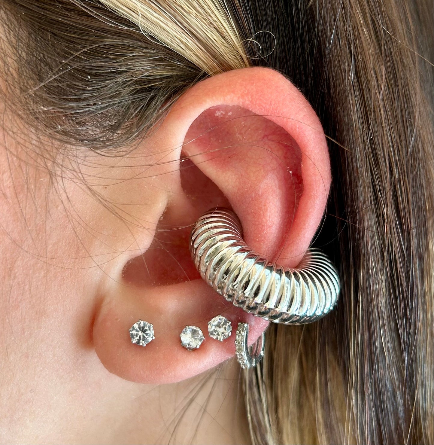 Ear Cuff Knurled