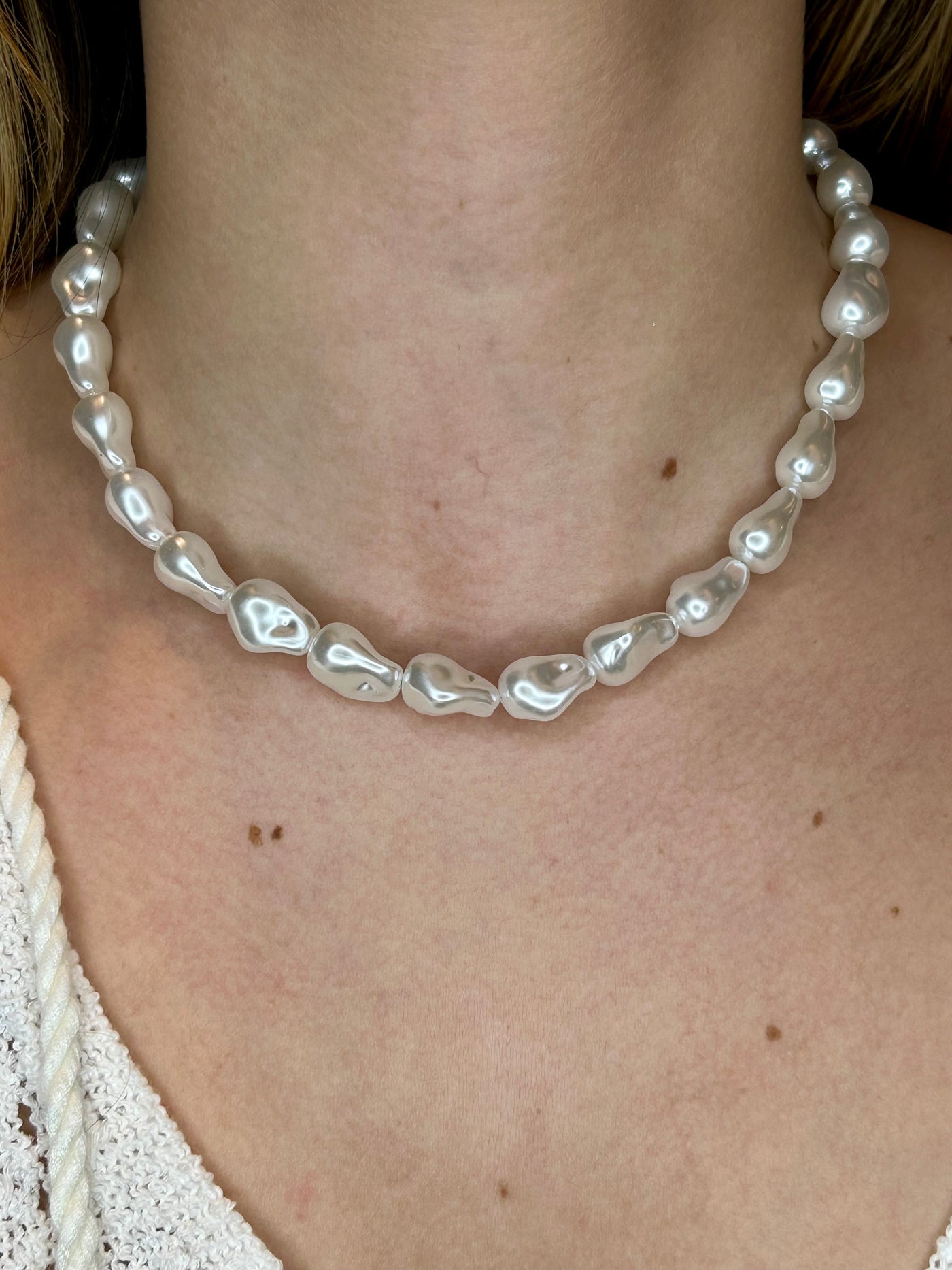 Collana Square Pearls