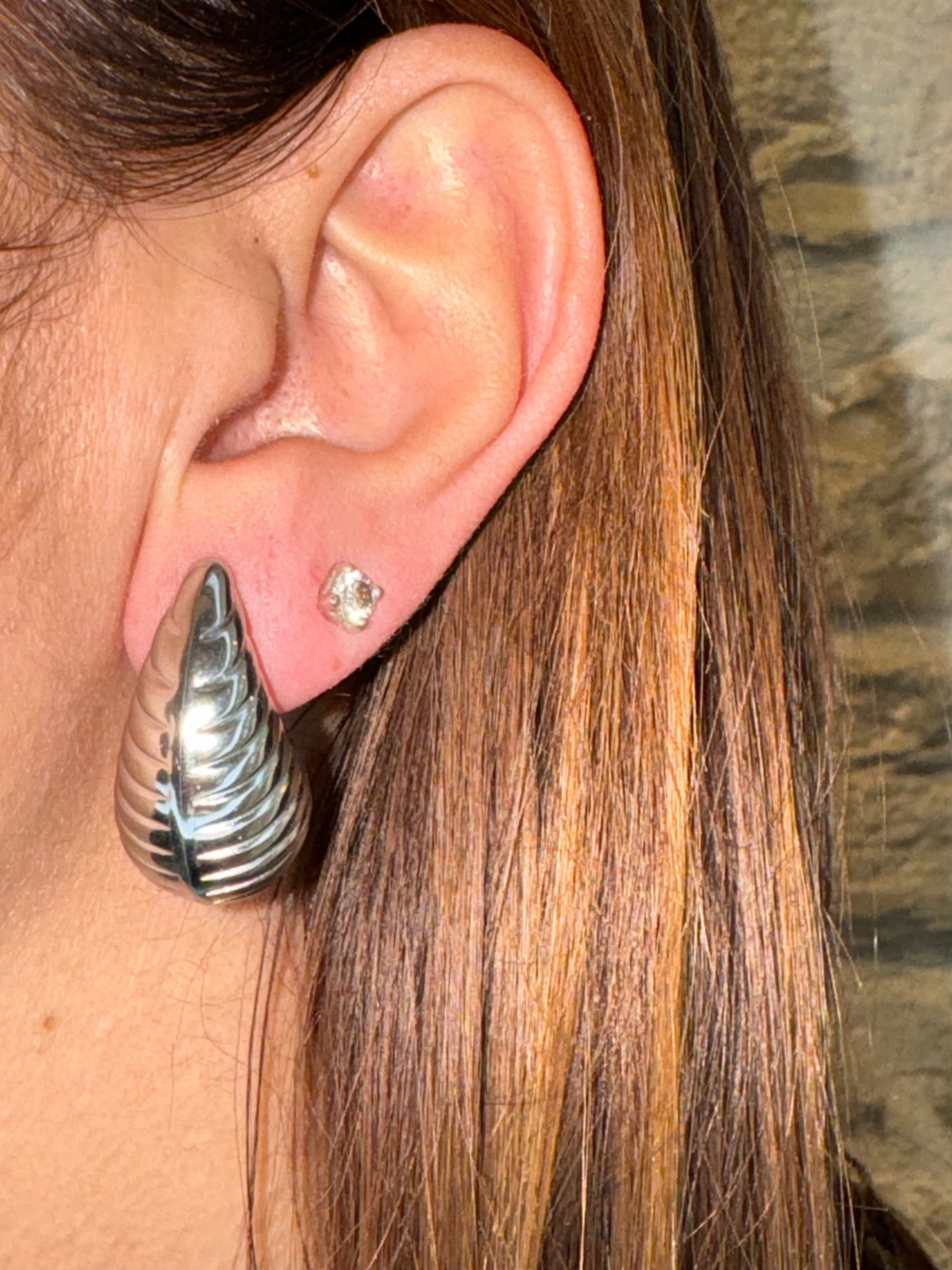 Orecchini Drops Lines