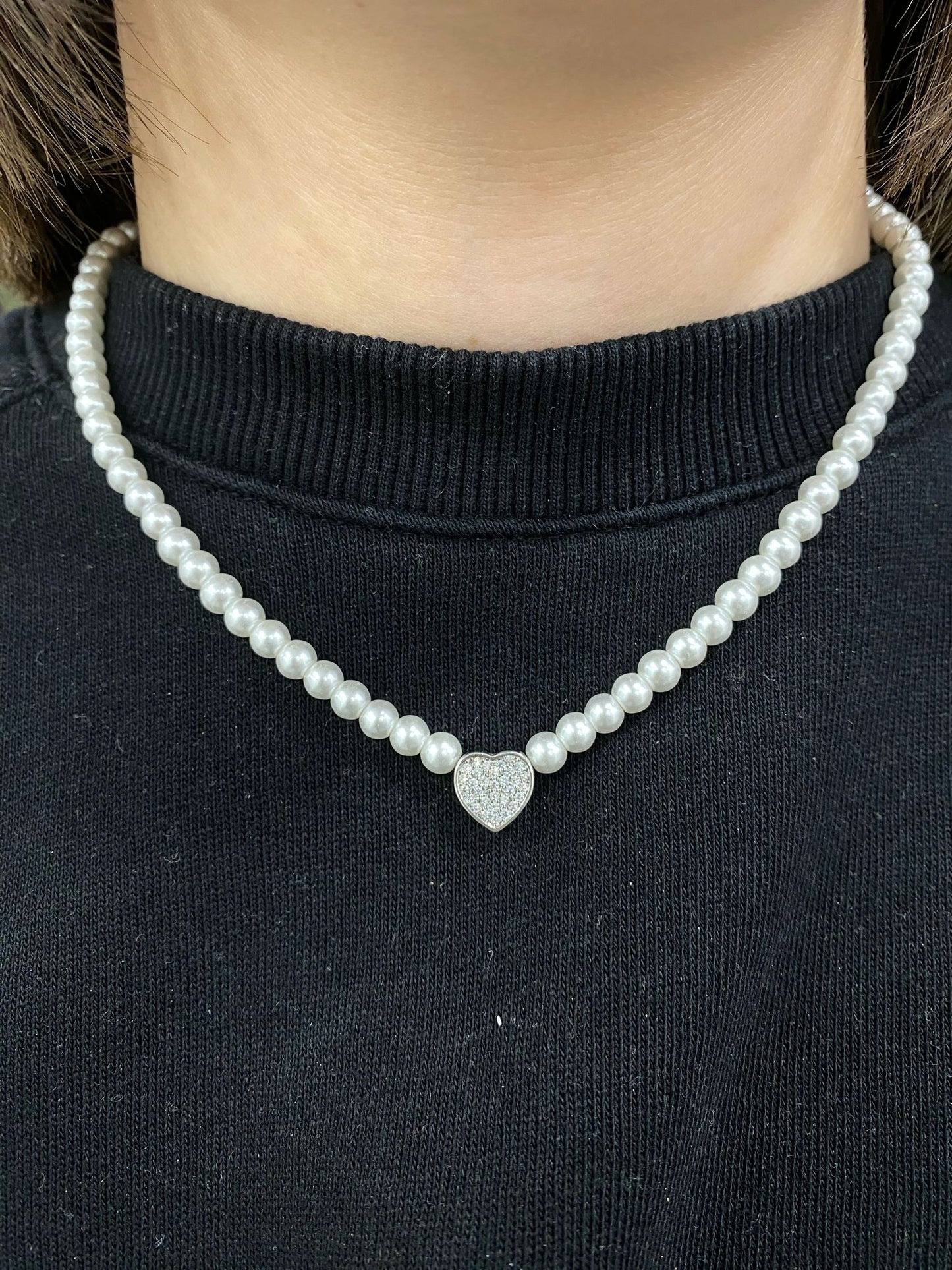 Collana Pearl with Charms