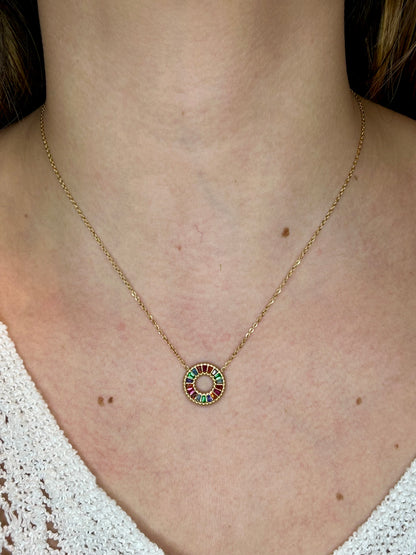 Rainbow necklace