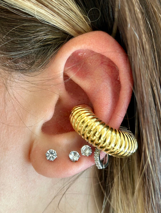 Ear Cuff Knurled