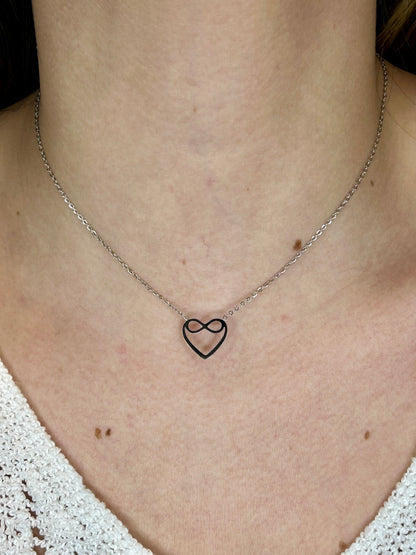 Infinity Heart necklace 