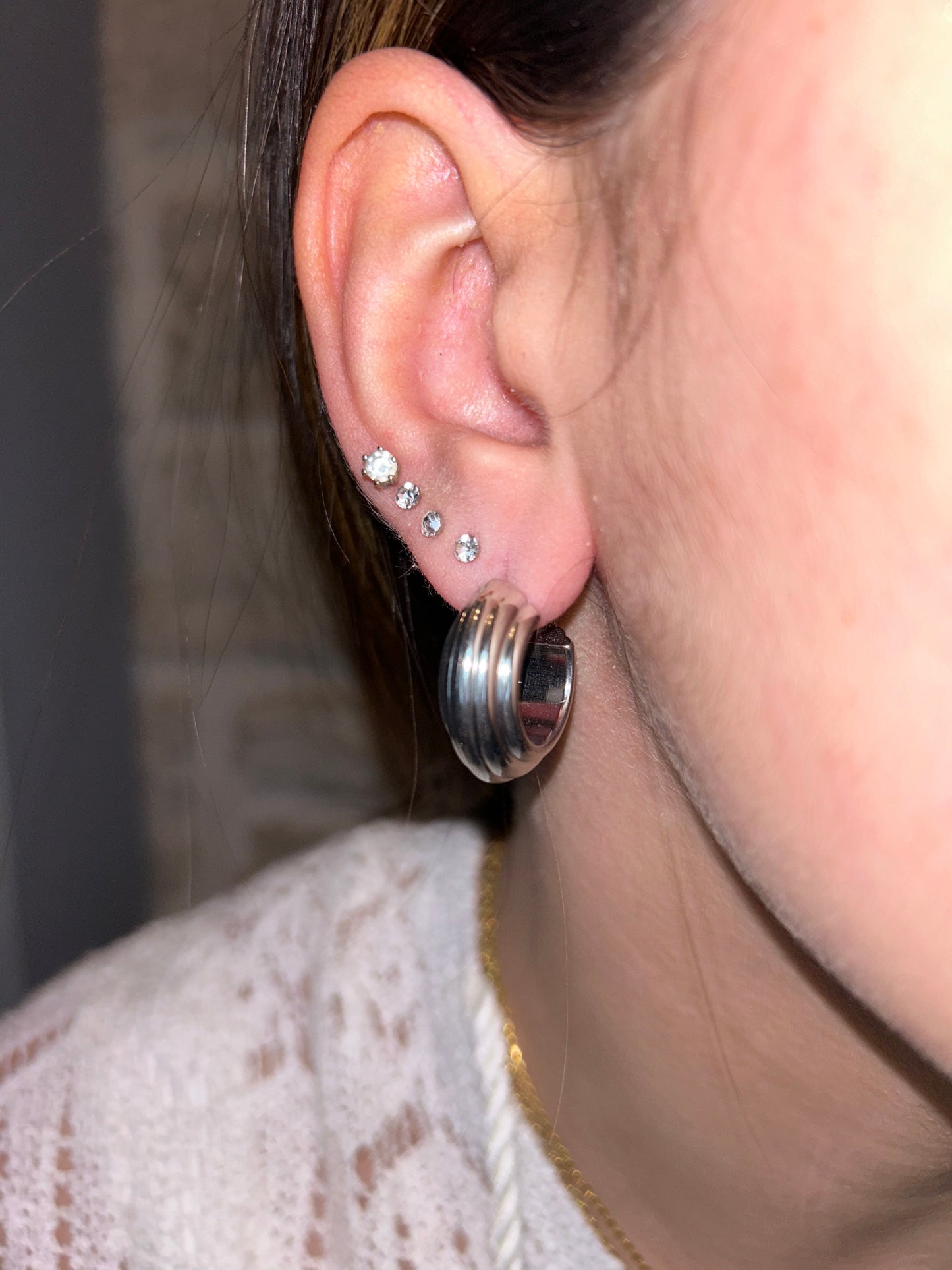 Circle earring