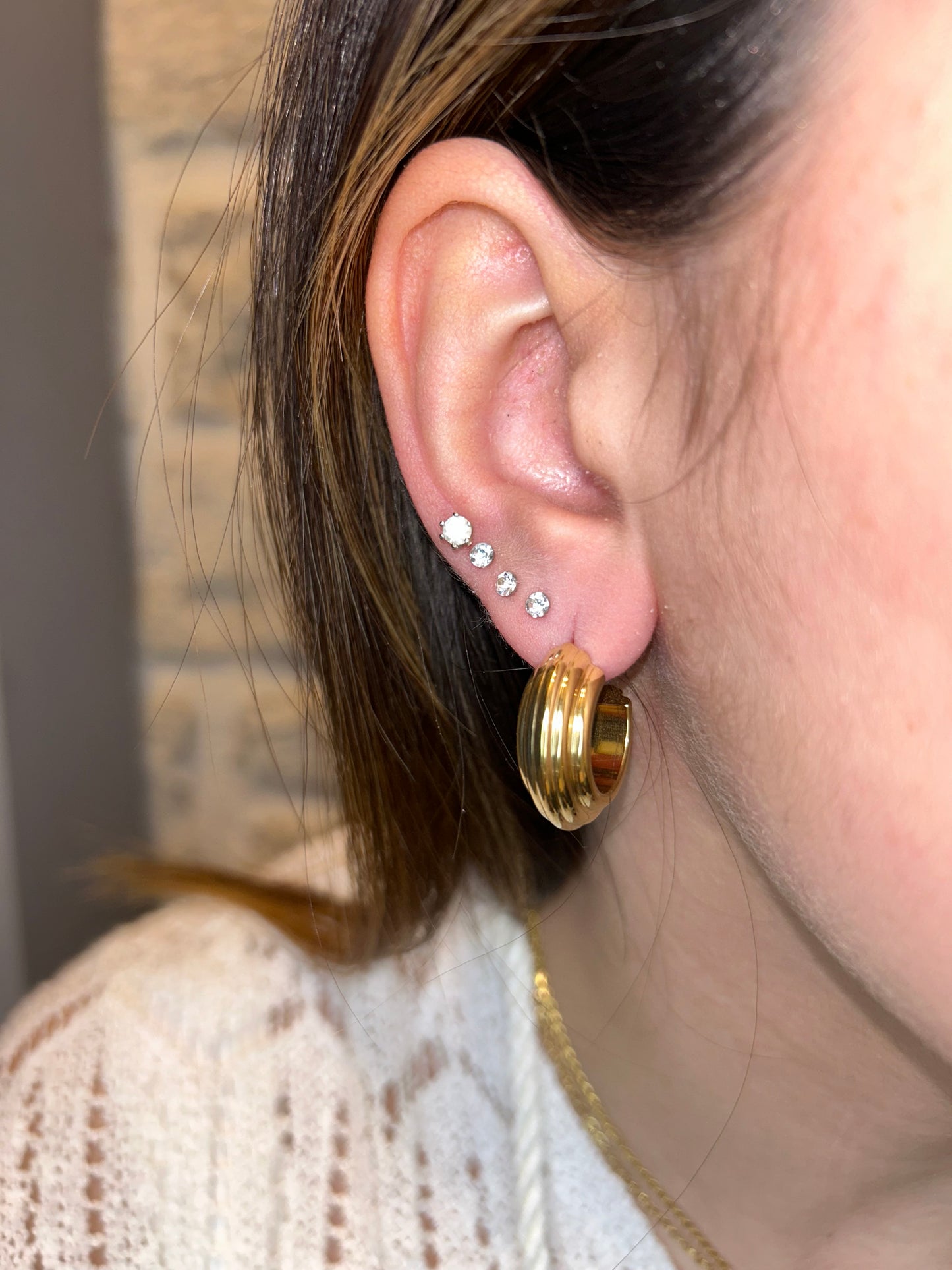 Circle earring