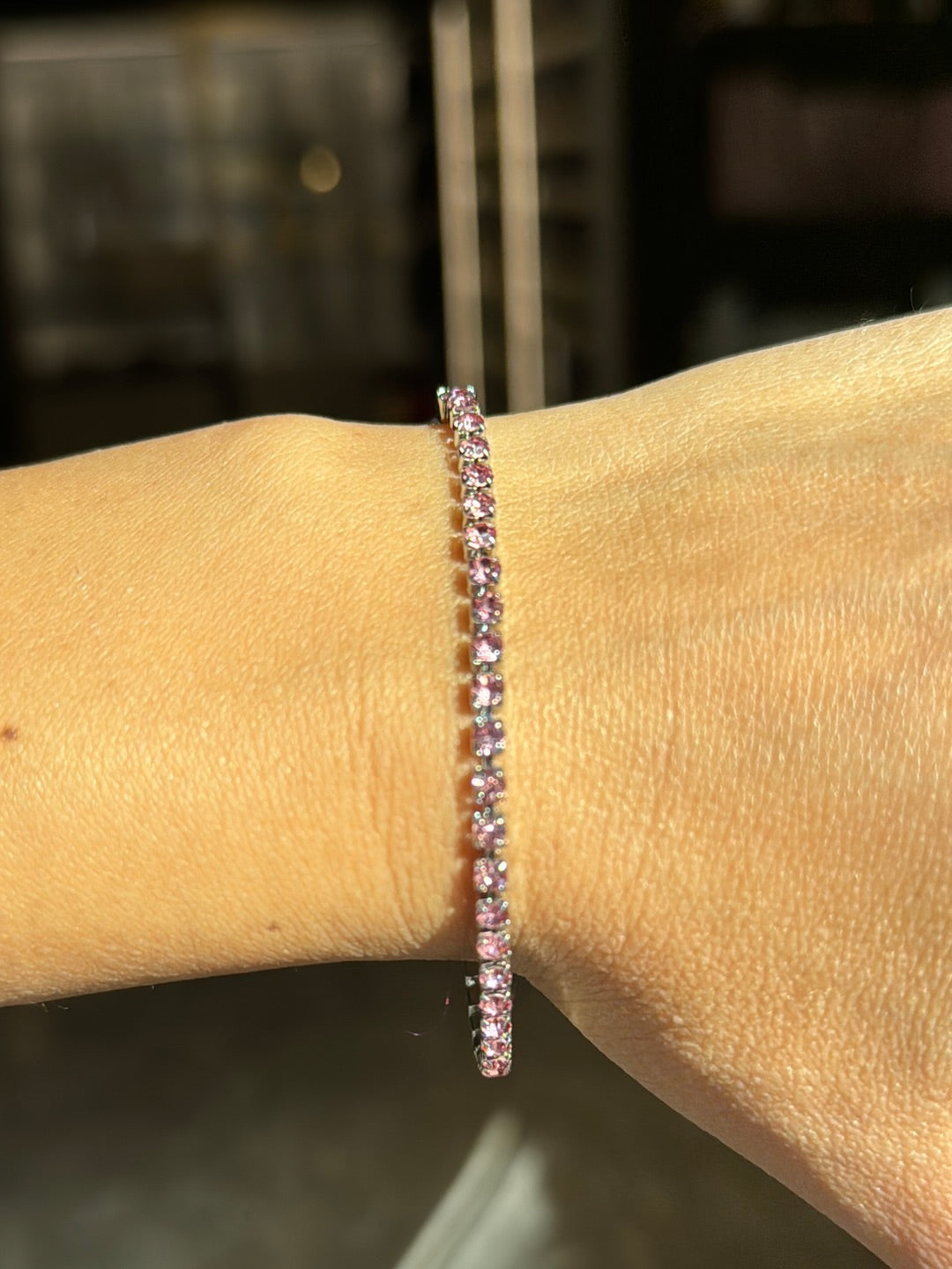 Big glam tennis bracelet