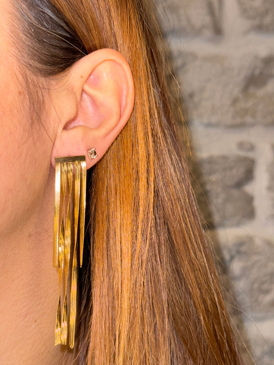 Waterfall Wire Earring